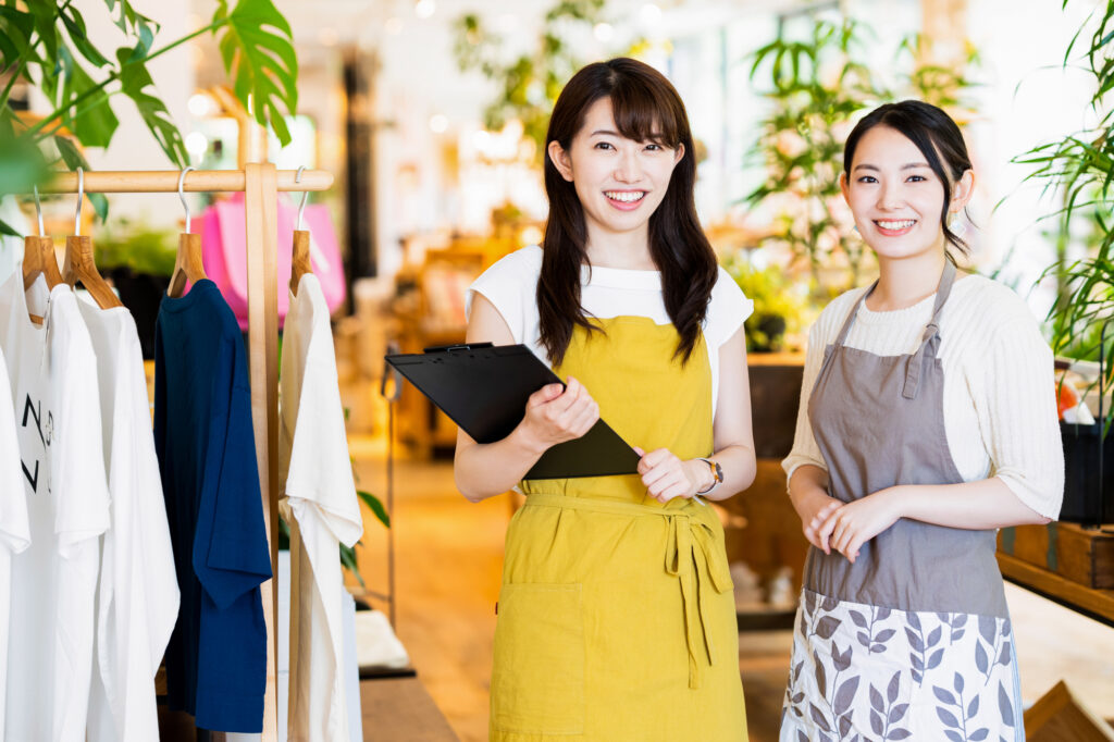 アパレル店舗内のイメージ